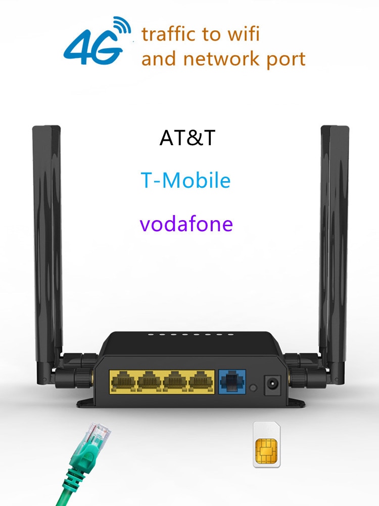 300Mbps 4G   CAT4 Ʈ CPE Wifi RJ45 LAN  4G SIM ʰ  ȣ ׳ SMA LTE